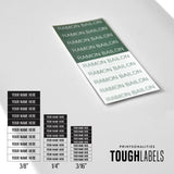 ToughLabels: Heavy-duty name stickers